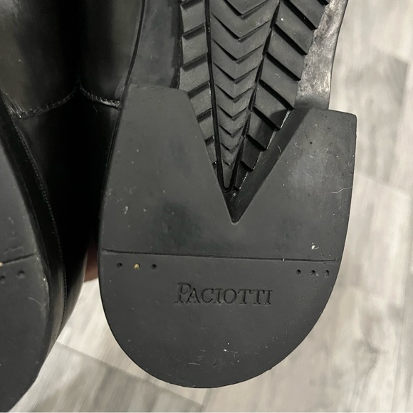 Cesare Paciotti Mens Shoes Size 6 US  Black Laceless Derby - Picture 10 of 11